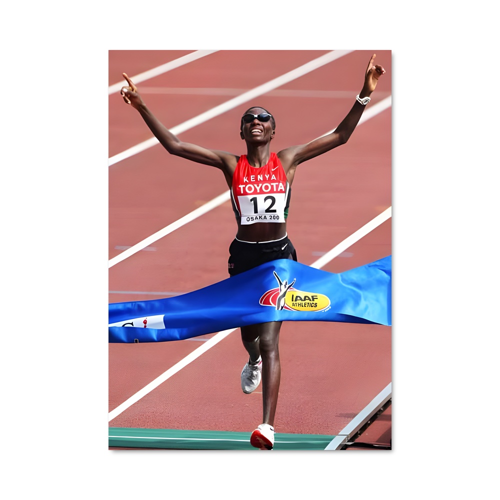 Poster Catherine ndereba – affiche Athlétisme